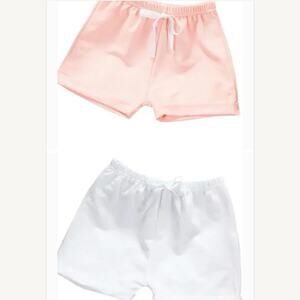 New: 2 pairs girls summer shorts 5T